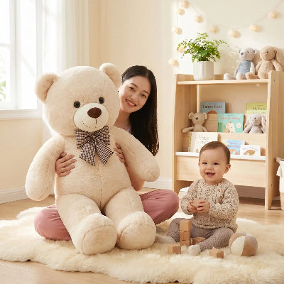 ours en peluche geant 105 maman bebe