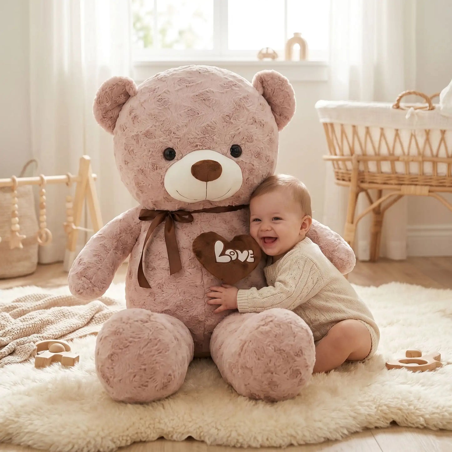 ours en peluche geante ultra bebe ris