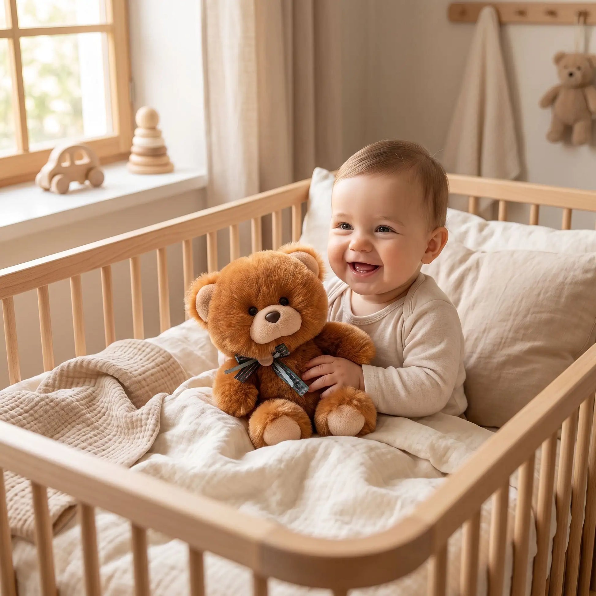 ours en peluche pour bebe ultra brun bebe