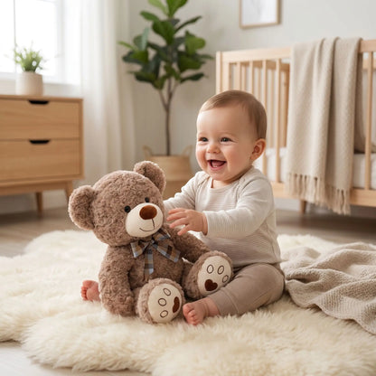 ours peluche 35 apis bebe assis