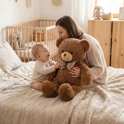 ours peluche geante 80 maman lit