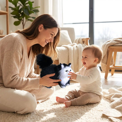 peluche chaton noir ultra bebe joue maman noir