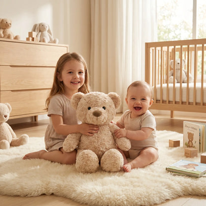 peluche ours 30cm assis soeur