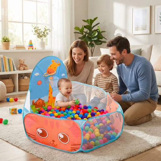 piscine a balle bebe famille tapis salon