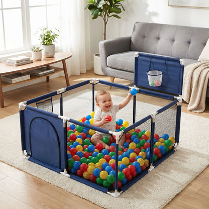 piscine a balle bebe maille bleu bebe