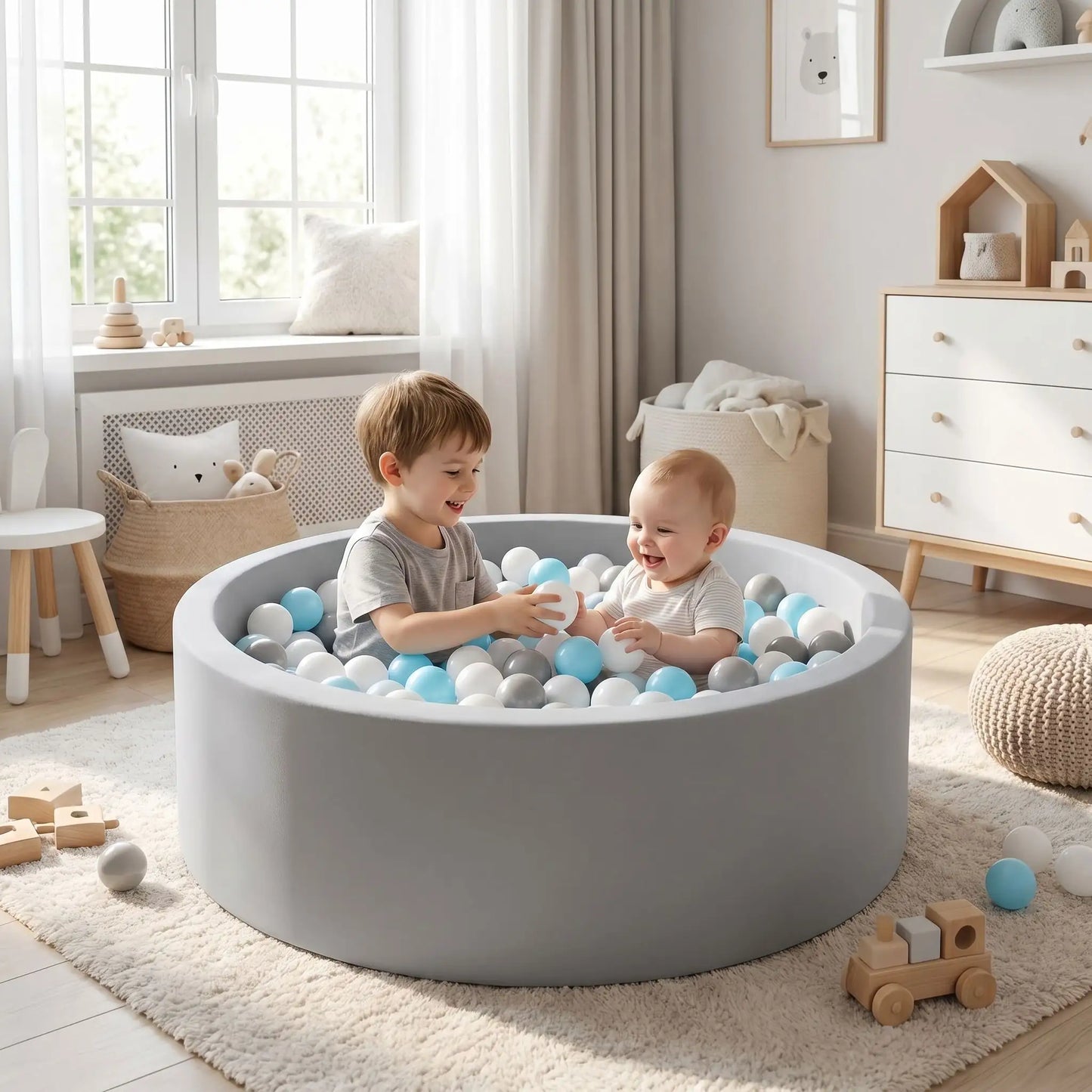 piscine a balle pour bebe mousse frere