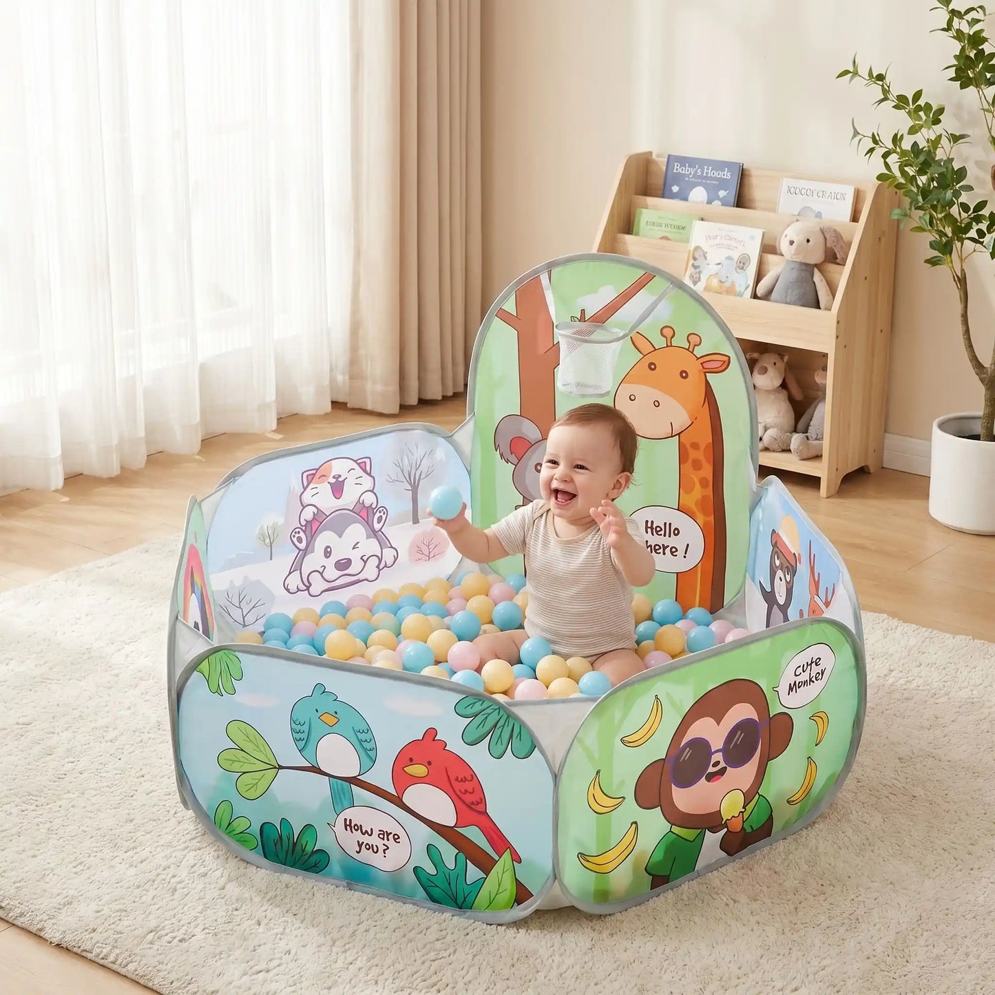 piscine a belles animaux bebe salon