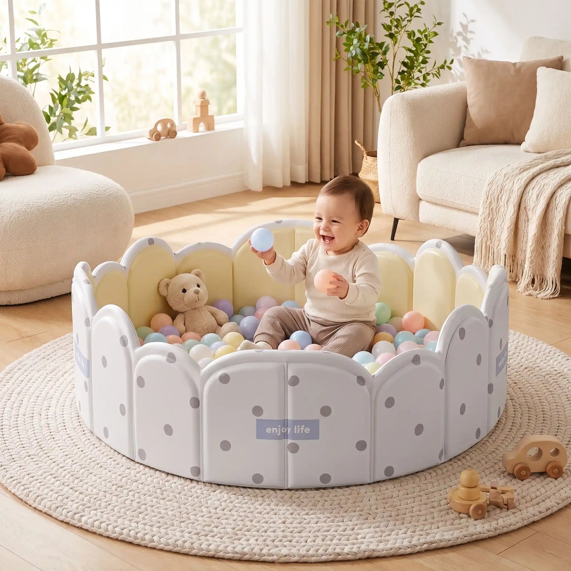 piscine balle bebe pliable bebe joue assis