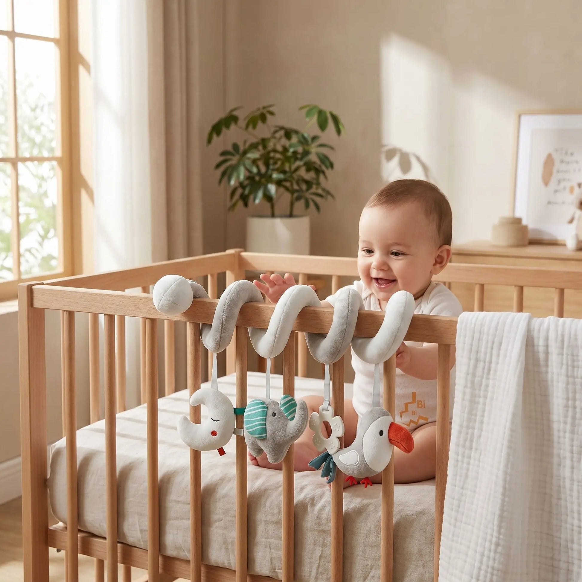 spirale dactivite bebe elephant berceau