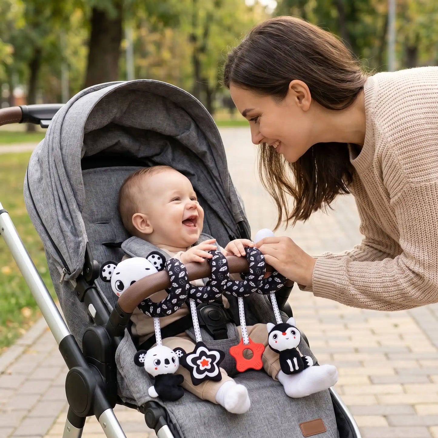 spirale dactivite bebe koala poussette maman
