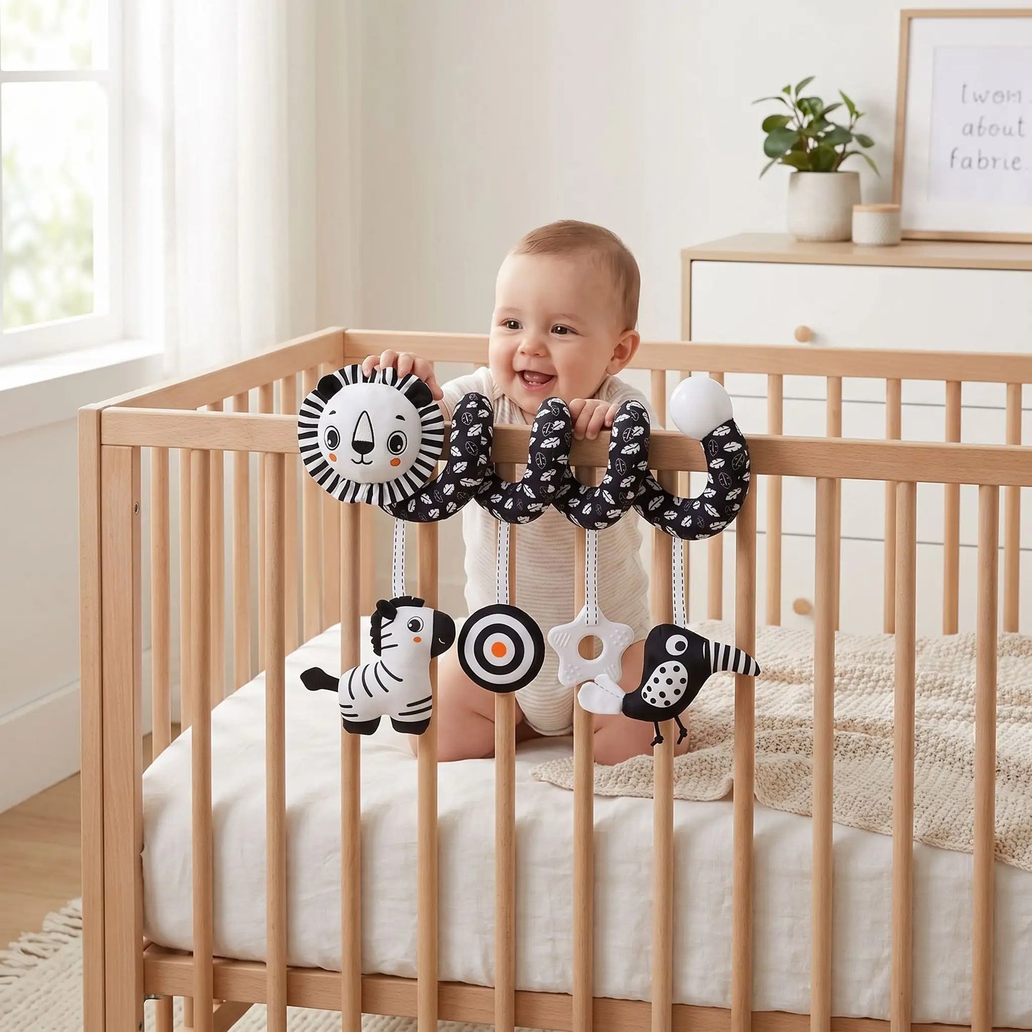 spirale dactivite bebe lion berceau bebe