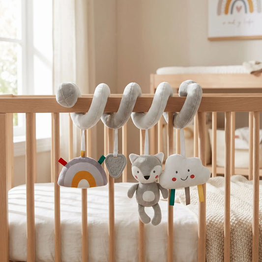spirale dactivite-bebe renard-gris