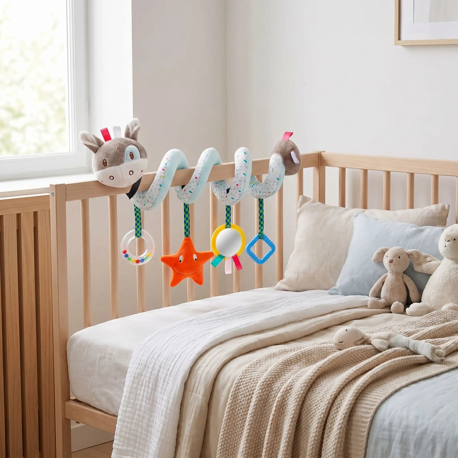 spirale dactivite bebe singe berceau