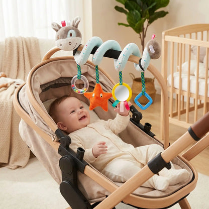 spirale dactivite bebe singe poussette