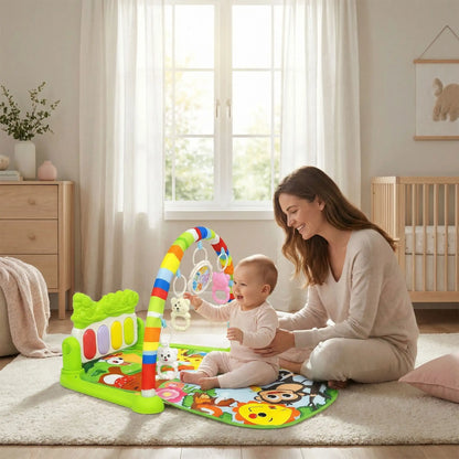 tapis d eveil vert maman