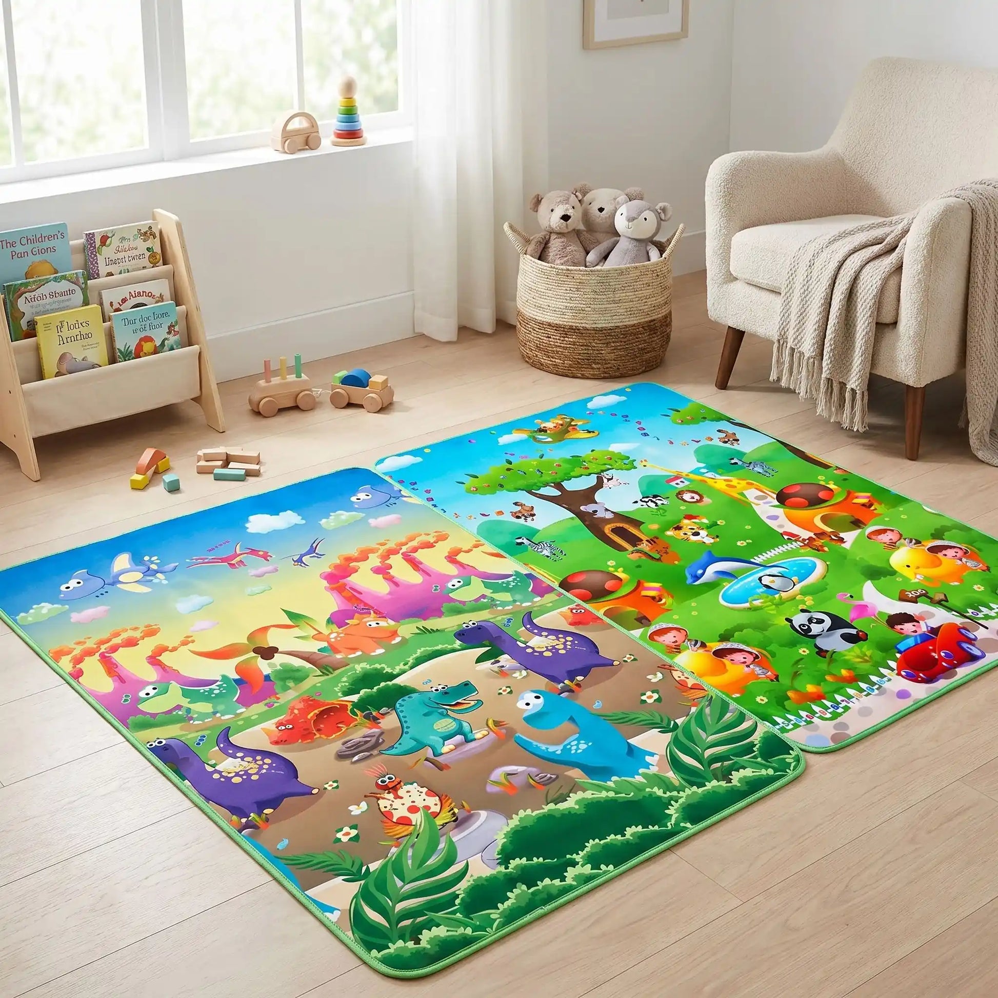 tapis de jeu bebe dino salle jeux