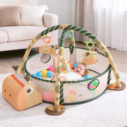 tapis d eveil bebe joue dos balles