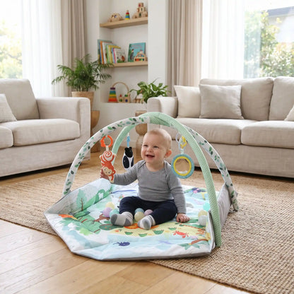 tapis d eveil bebe xxl joue bebe assis vert