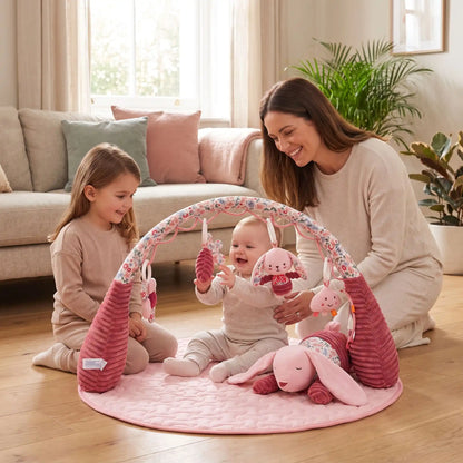 tapis d eveil rose 3 en 1 maman soeur joue rose