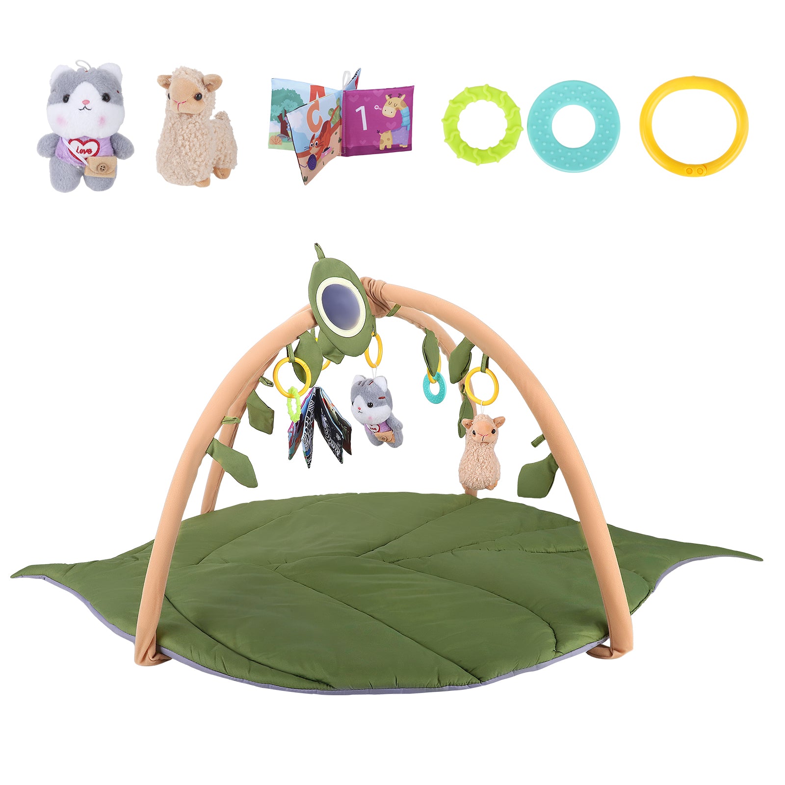 tapis deveil vert accessoire