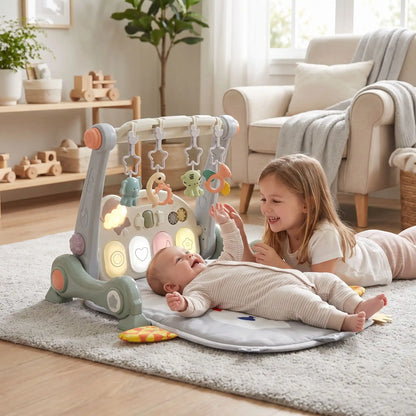 trotteur pour bebe soeur bebe joue coucher gris